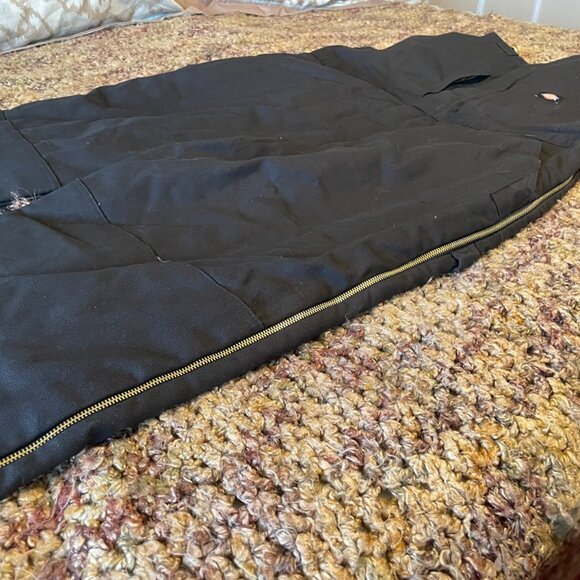 DICKIE's Men's Premium Insulated Duck Canvas Bib Overalls (2XL) - Picture 6 of 11